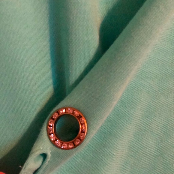 Quacker Factory mint green shirt - Picture 4 of 4
